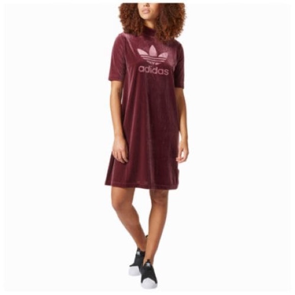adidas velour dress